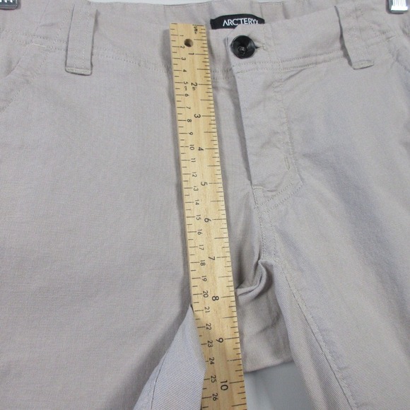 Arc'teryx Straight Leg Pants Women 6 Grey Cotton Blend Hiking Outdoor Casual 280 - Picture 10 of 13